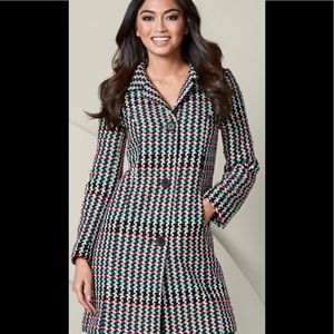 Houndstooth coat